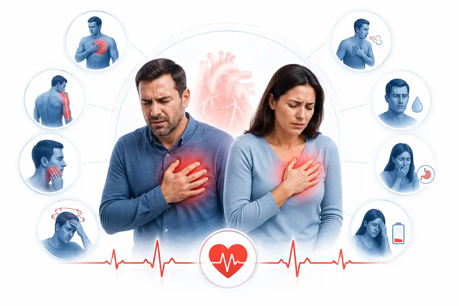 Heart Attack Warning Signs Men and Women Should Not Ignore